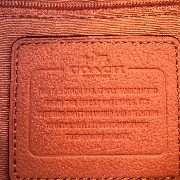 Coach Blush Leather Shoulder Bag - Picture 8 of 14